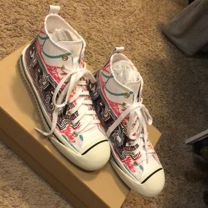 Authentic Burberry High Top Sneakers! Run Big
